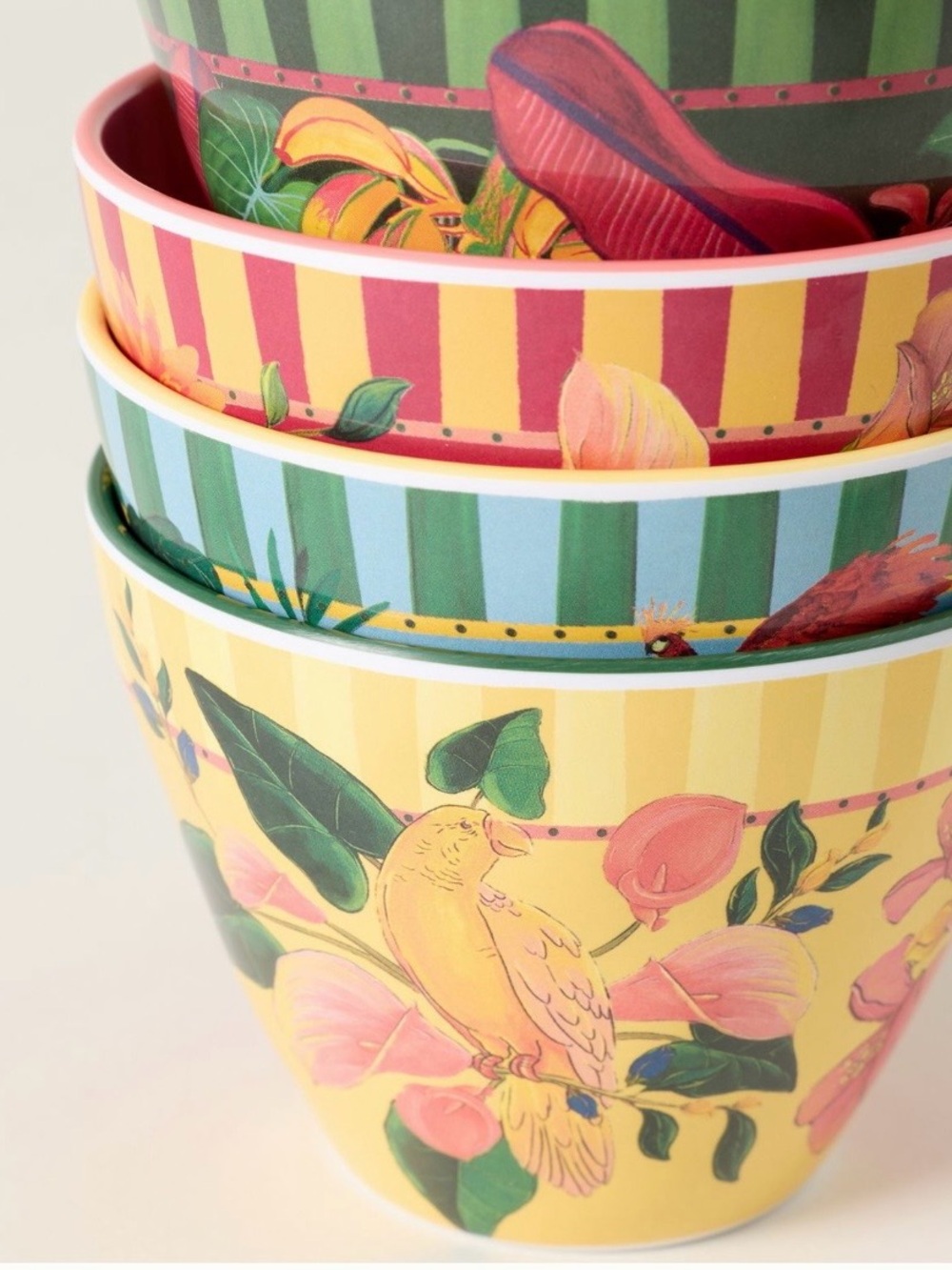 NWT Farm Rio x Anthropologie Melamine Nut Bowl